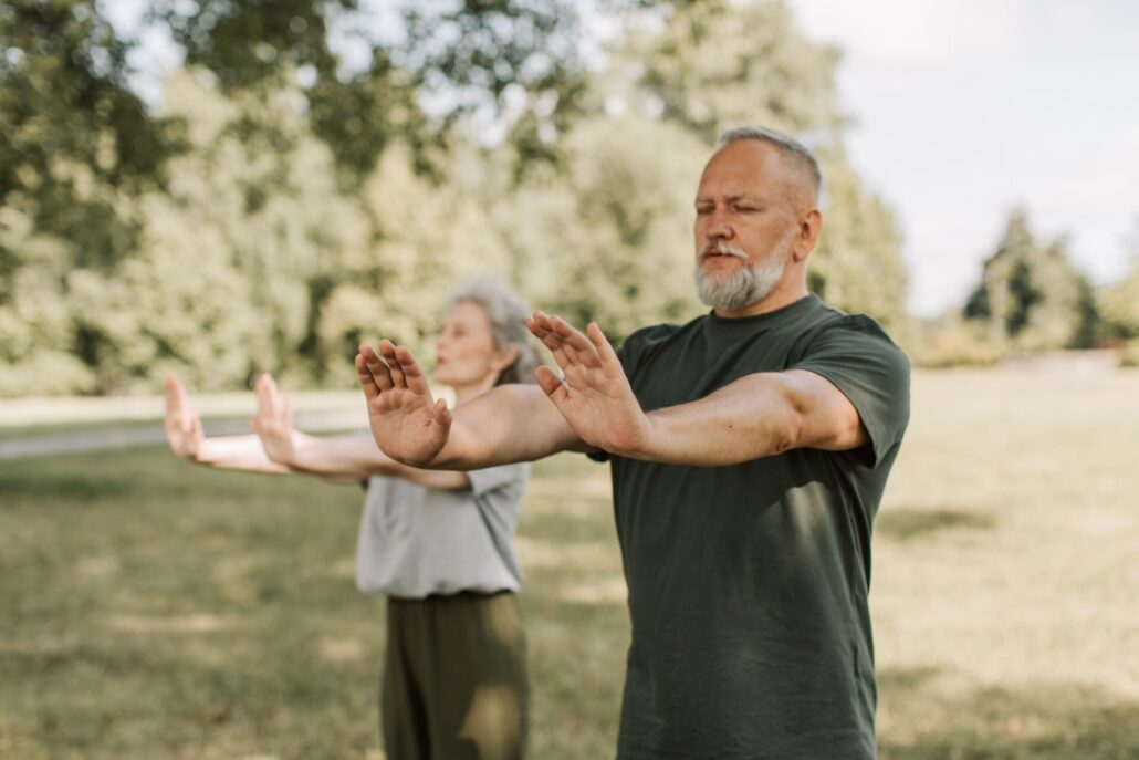 Tai chi in the park