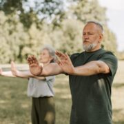 Tai chi in the park